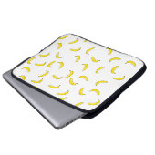 Weiße Banane Laptopschutzhülle (Vorne Knopf)
