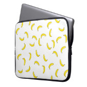 Weiße Banane Laptopschutzhülle (Vorderseite Links)