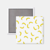 Weiße Banane Magnet (Vorderseite/Rückseite)