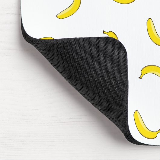 Weiße Banane Mousepad (Ecke)