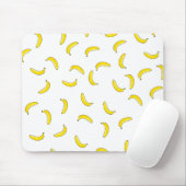 Weiße Banane Mousepad (Mit Mouse)