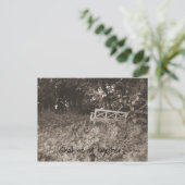 Weiße Bank Postkarte (Stehend Vorderseite)