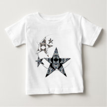 Weiße Barboteure mit Sternen