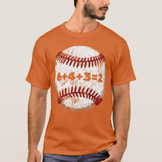 Weiße Baseball rote Stiche Sport Lustig 6432 Junge T-Shirt