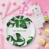 Weiße Basketball Jungs Party Pappteller (Party)