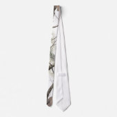Weiße Baum-Camouflage-Krawatte Krawatte (Rückseite)