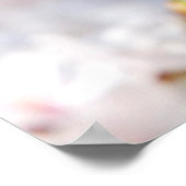 Weiße Baumblüte im Frühling Poster (Ecke)