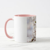 Weiße Baumblüte im Frühling Tasse (Links)
