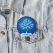 Weiße Bäume im Schnee Button (Beispiel)