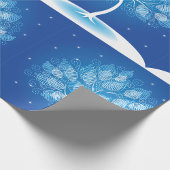 Weiße Bäume im Schnee Geschenkpapier