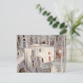 Weiße Bäume Positano | Anita Ré e | Postkarte (Stehend Vorderseite)