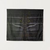 Weiße Bäume reflektieren den See Wandteppich (Vorderseite (Horizontal))