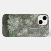 Weiße Bäume und Flusslandschaft Case-Mate iPhone Hülle (Rückseite (Horizontal))