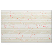 Weiße Bäume und orangefarbene Polka-Punkte Stoff (Fat Quarter (45,7 x 55,9 cm))