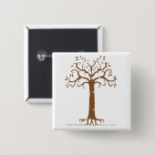 Weiße Bäume von Gondor Button (Vorne & Hinten)