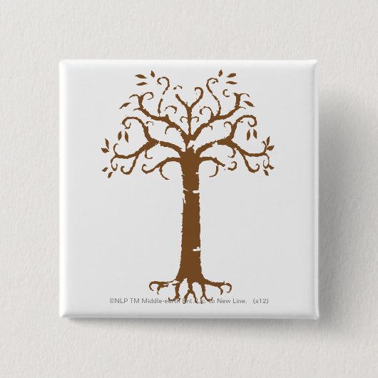 Weiße Bäume von Gondor Button (Vorderseite)