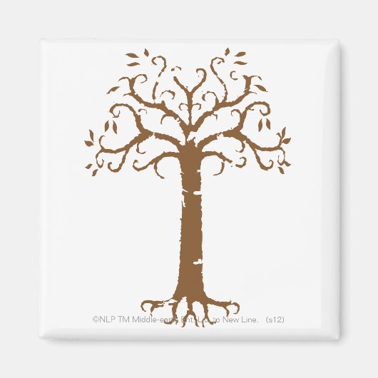 Weiße Bäume von Gondor Magnet (Vorne)