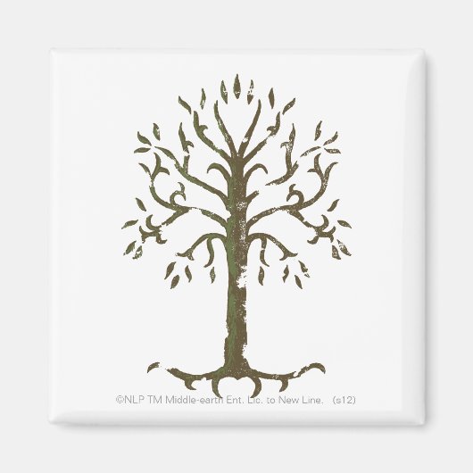 Weiße Bäume von Gondor Magnet (Vorne)