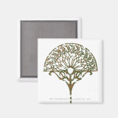 Weiße Bäume von Númenor Magnet (Vorderseite/Rückseite)