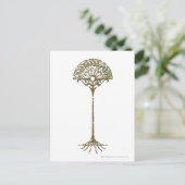 Weiße Bäume von Númenor Postkarte (Stehend Vorderseite)