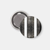 Weiße Baumstruktur Magnet (Vorderseite/Rückseite)