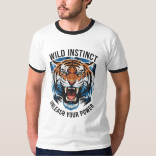 Weiße Baumwoll-T-Shirt bedruckt  T-Shirt