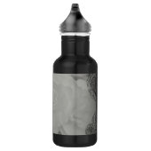 Weiße Begonie Trinkflasche (Rechts)