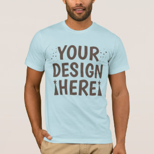 Weiße Bella-Leinwand. Mockup T-Shirt