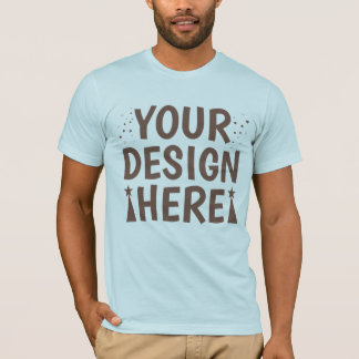 Weiße Bella-Leinwand. Mockup T-Shirt