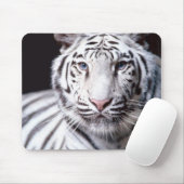 Weiße Bengal-Tiger-Mauspad Mousepad (Mit Mouse)