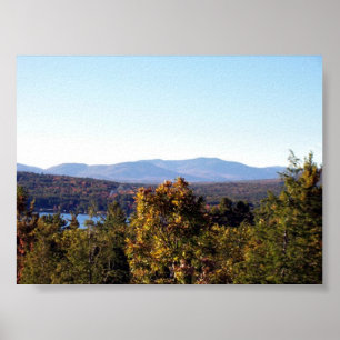 Weiße Berge des New Hampshire Poster