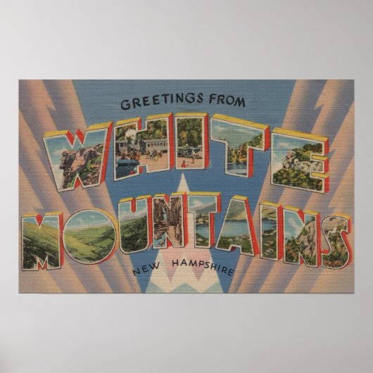 Weiße Berge, New Hampshire 2 Poster (Vorne)