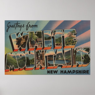 Weiße Berge, New Hampshire 4 Poster