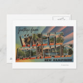 Weiße Berge, New Hampshire 4 Postkarte (Vorne/Hinten)