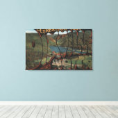 Weiße Berge, New Hampshire - Dixville Leinwanddruck (Insitu (Holzboden))