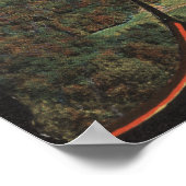 Weiße Berge, New Hampshire - Dixville Poster (Ecke)