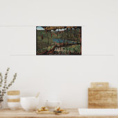 Weiße Berge, New Hampshire - Dixville Poster (Küche)