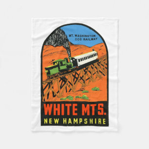 Weiße Berge New Hampshire Fleecedecke