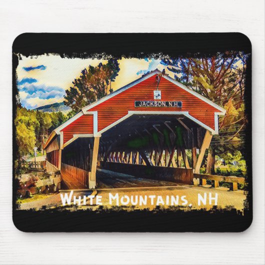 Weiße Berge, New Hampshire Mousepad (Vorne)