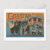 Weiße Berge, New Hampshire Postkarte (Vorderseite)