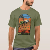 Weiße Berge, New Hampshire T-Shirt (Vorderseite)