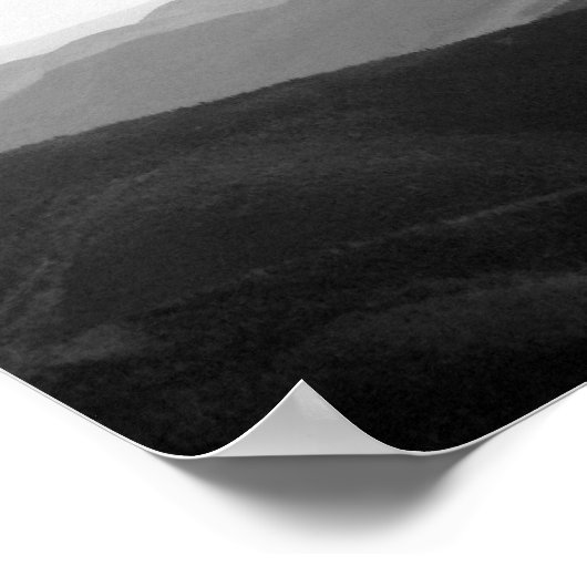 Weiße Berge, NH Poster (Ecke)