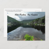 Weiße Berge Postkarte (Vorne/Hinten)