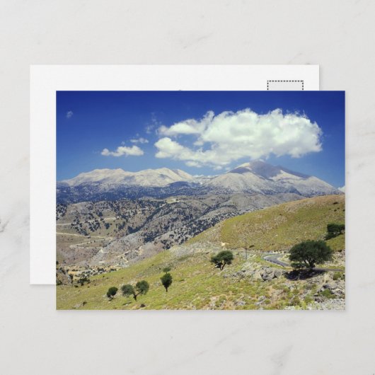 Weiße Berge Postkarte (Vorne/Hinten)