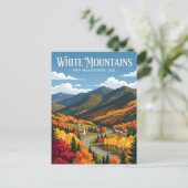 Weiße Berge USA Postkarte (Stehend Vorderseite)