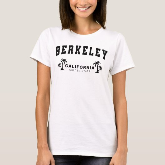Weiße Berkeley, Kalifornien T-Shirt (Vorderseite)