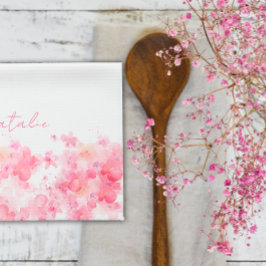 Weiße Bezeichnung der Wasserfarbe Geschirrtuch