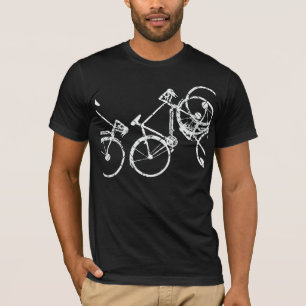 Weiße Bikes . inspiriertes Fahrrad T-Shirt