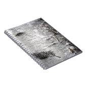 weiße Birke der böhmischen rustikalen Baumrinde Notizblock (Rechte Seite)