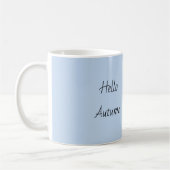 Weiße Birke Herbst Kaffeetasse (Links)
